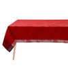 Le Jacquard Francais Souveraine Red Tablecloth
