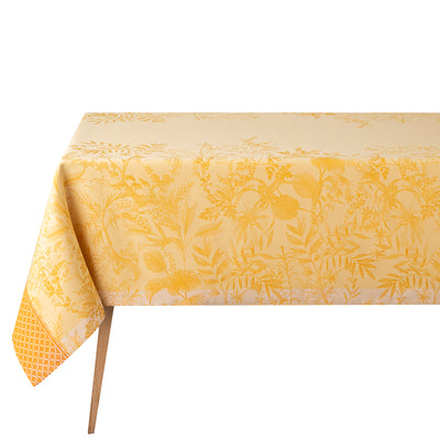 Le Jacquard Francais Jardin d'Eden Yellow Tablecloth