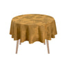 Le Jacquard Francais Souveraine Gold Round Tablecloth