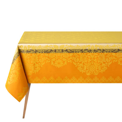 Le Jacquard Francais Mumbai Yellow Tablecloth