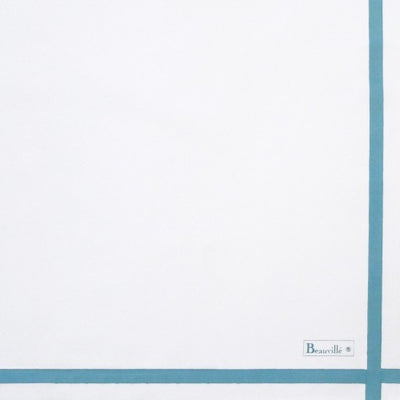 Beauville Two-coloured White/Sky Blue Napkin