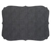 Bodrum Curly Charcoal Placemat (set of 6)