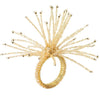 Kim Seybert Spider Bead Burst Champagne Napkin Ring