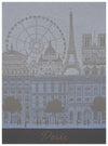 Le Jacquard Francais Paris Panorama Azure Tea Towel
