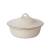Skyros Designs Cantaria Ivory Round Covered Casserole