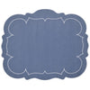 Skyros Designs Linho Blue Rectangle Placemat (set of 4)