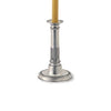 Match Pewter Round Based Candlestick
