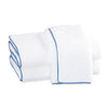 Matouk Cairo White/Azure Bath Towels