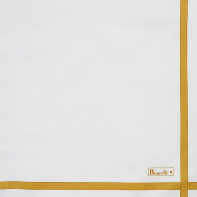 Beauville Two Color White/Yellow Napkin