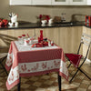 Beauville Les Poules Red Tablecloth