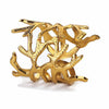 Bodrum Linens Coral Gold Napkin Ring