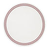 Bodrum Linens Pearls White/Ruby Placemat