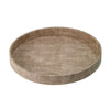 Bodrum Linens Luster Sand Round Tray