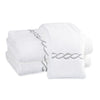 Matouk Classic Chain Silver Bath Towels