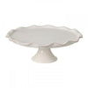 Casafina Cook & Host White Ruffled Footed Plate