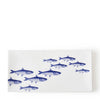 Caskata School of Fish Blue Large Rectangular Tray