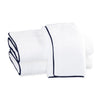 Matouk Cairo White/Navy Bath Towels