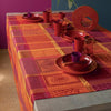 Garnier Thiebaut Mille Wax Ketchup Coated Tablecloth