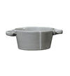 Vietri Lastra Gray Small Handled Bowl