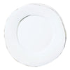 Vietri Lastra White American Dinner Plate