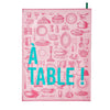 Le Jacquard Francais A Table Pink Tea Towel