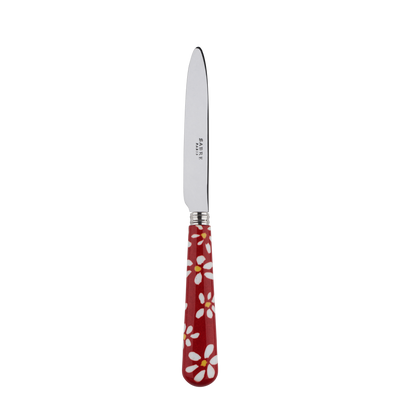 Sabre Paris Marguerite Red Dessert Knife