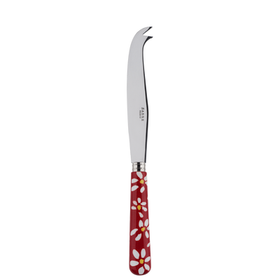 Sabre Paris Marguerite Red Large Cheese Knife