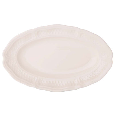 Gien Pont aux Choux White Small Oval Platter