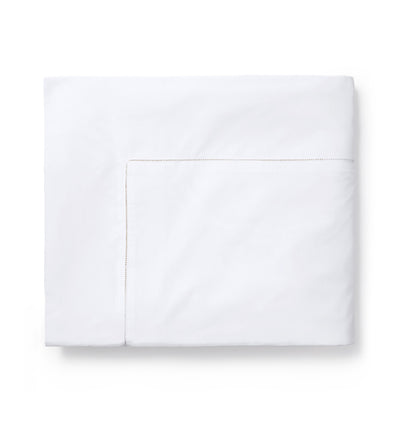 Sferra Milos White Flat Sheet
