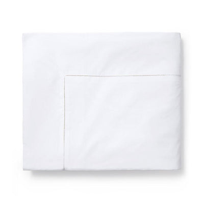Sferra Sereno White Flat Sheet