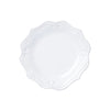 Vietri Incanto Stone Baroque White Dinner Plate