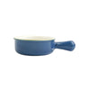 Vietri Italian Blue Small Round Baker with Large Handle