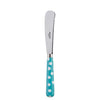 Sabre Paris White Dots Turquoise Butter Knife