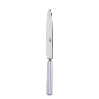 Sabre Paris White Stripe Lilac Dinner Knife