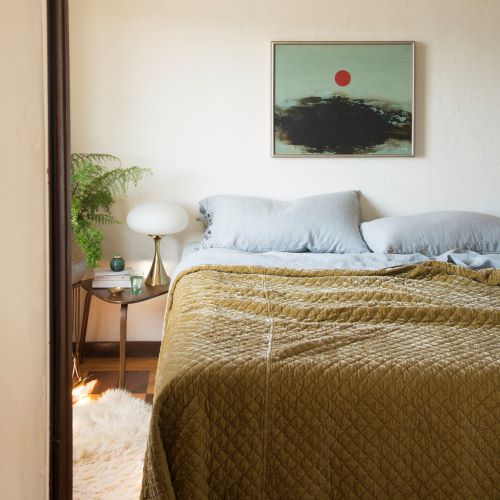 Bella Notte Linens Silk Velvet Quilted Collection