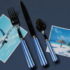 Sabre Paris White Stripe Flatware