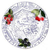 Gien Oiseau Bleu Fruits Dinnerware