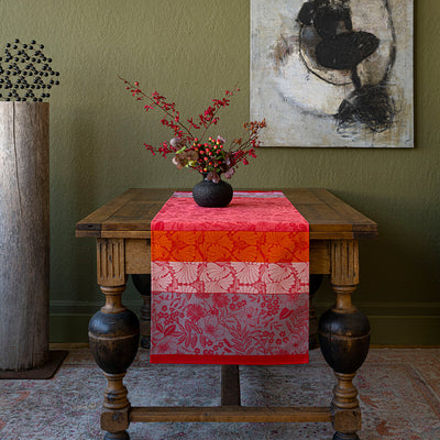 Le Jacquard Francais Cottage Red Runner