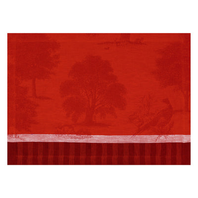 Le Jacquard Francais Souveraine Red Placemat