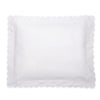 Matouk Diamond Pique White Pillow Sham