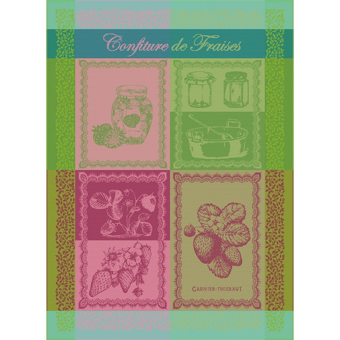 Garnier Thiebaut Confiture de Fraises Printemps Tea Towel