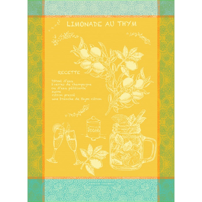 Garnier Thiebaut Limonades au Thym Soleil Tea Towel