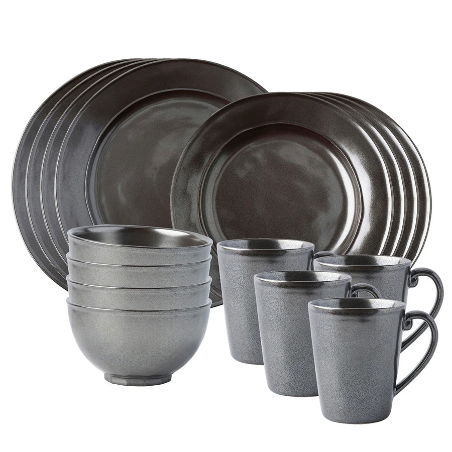 Juliska Pewter Stoneware 16-piece Place Setting