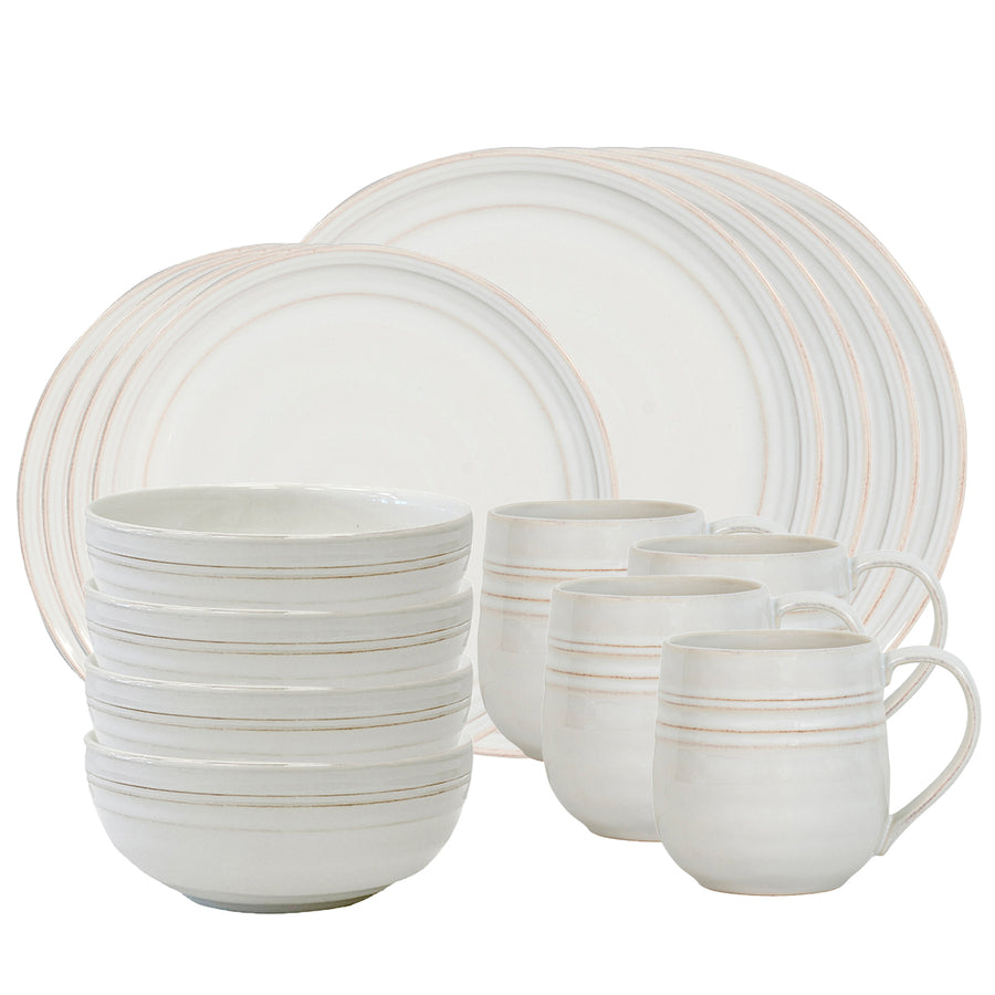 Juliska Bilbao Whitewash 16 Piece Set