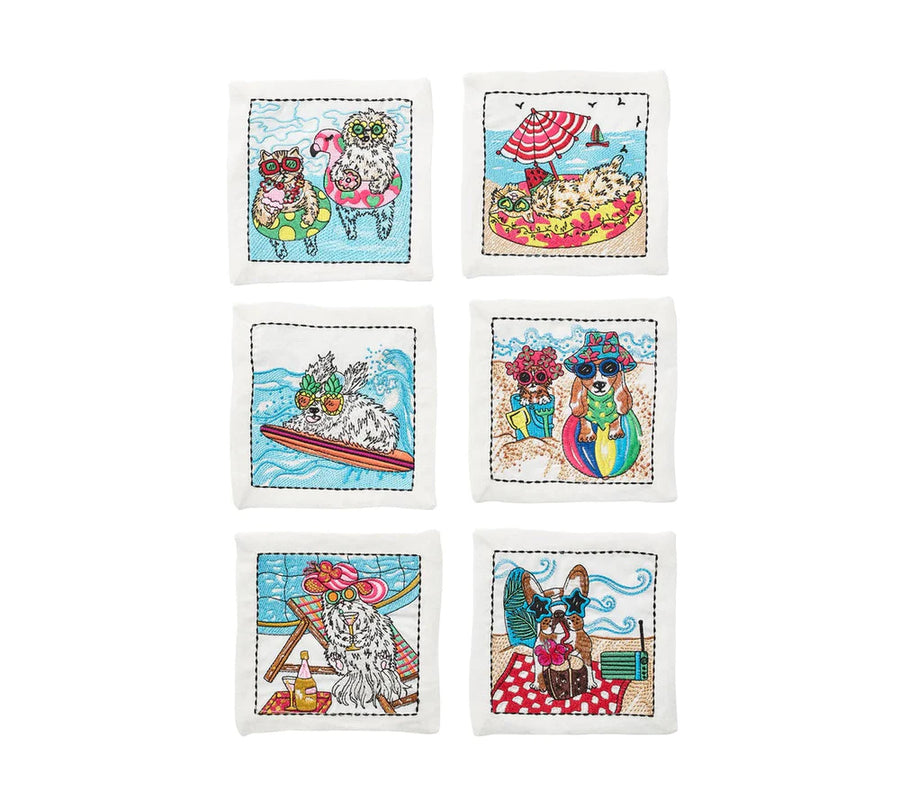 Kim Seybert Bow Meow Cocktail Napkins