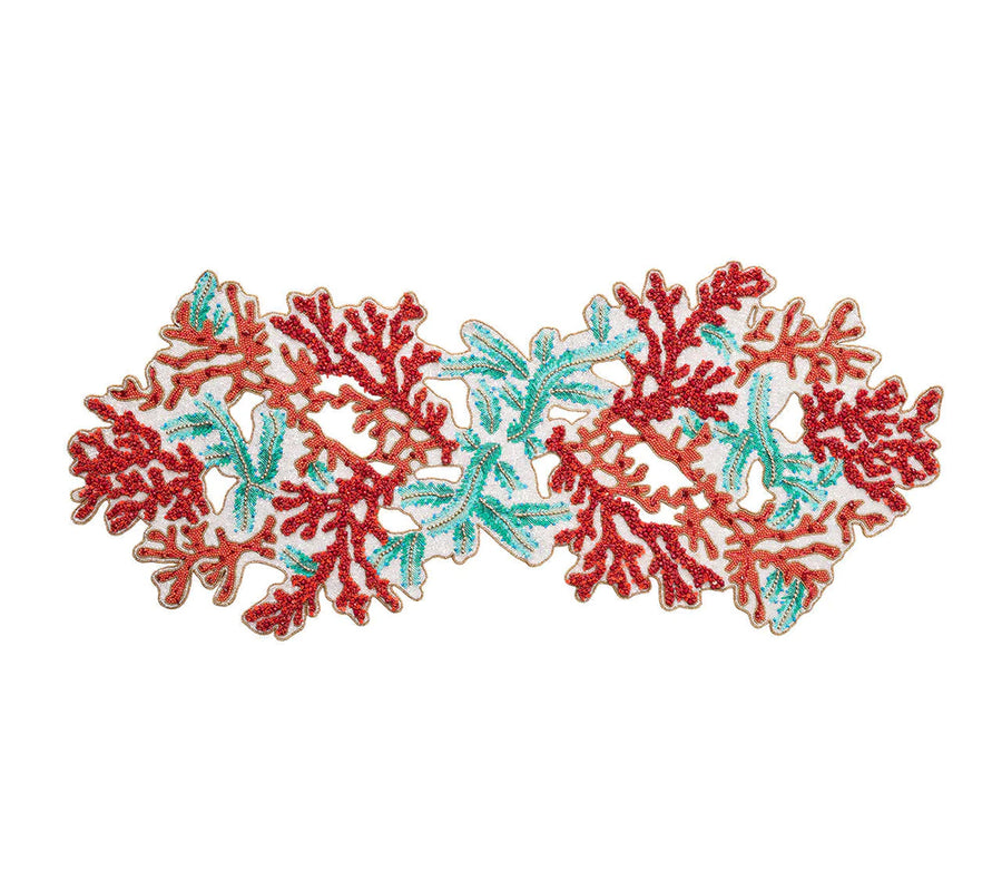 Kim Seybert Coral Spray Runner