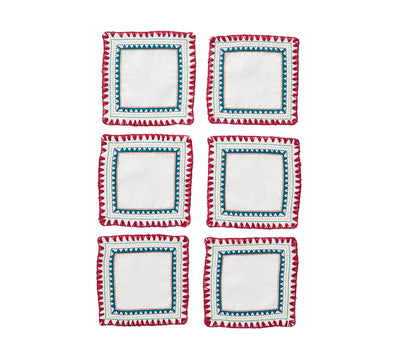 Kim Seybert Frolic Cocktail Napkins