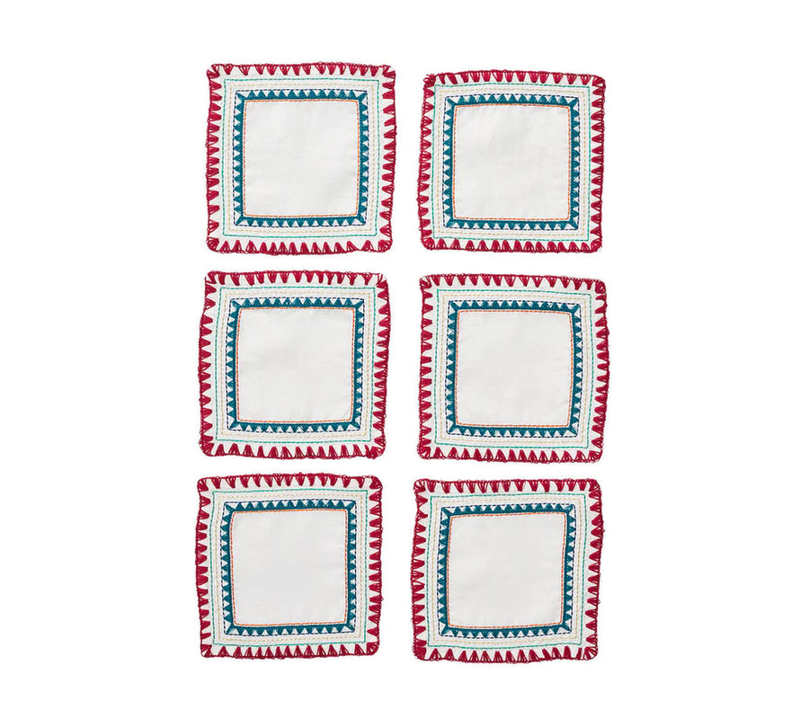 Kim Seybert Frolic Cocktail Napkins