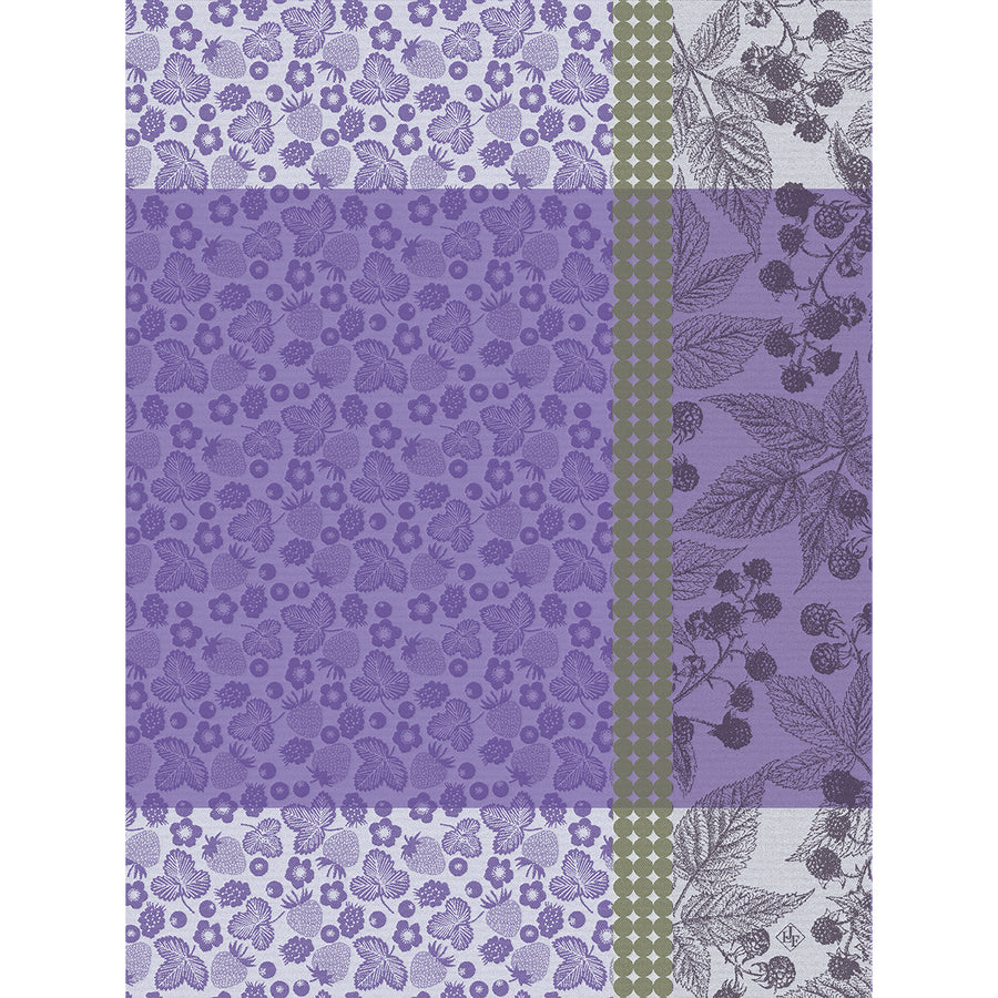 Le Jacquard Francais Cueillette d'ete Purple Tea Towel