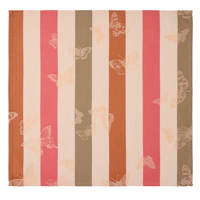 Le Jacquard Francais Bal Des Papillons Pink Napkin